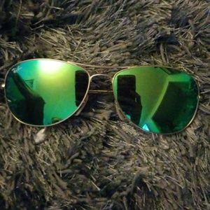 Ray Ban AUTHENTIC blue green lenses non polarized